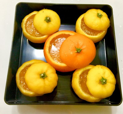 柚子とみかんのフルーツゼリー✨美味しい！の写真