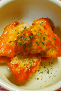 簡単お弁当にも❀鶏むね肉のケチャマヨ焼き