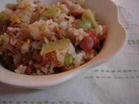 納豆とレタスのさっぱりポン酢チャーハン