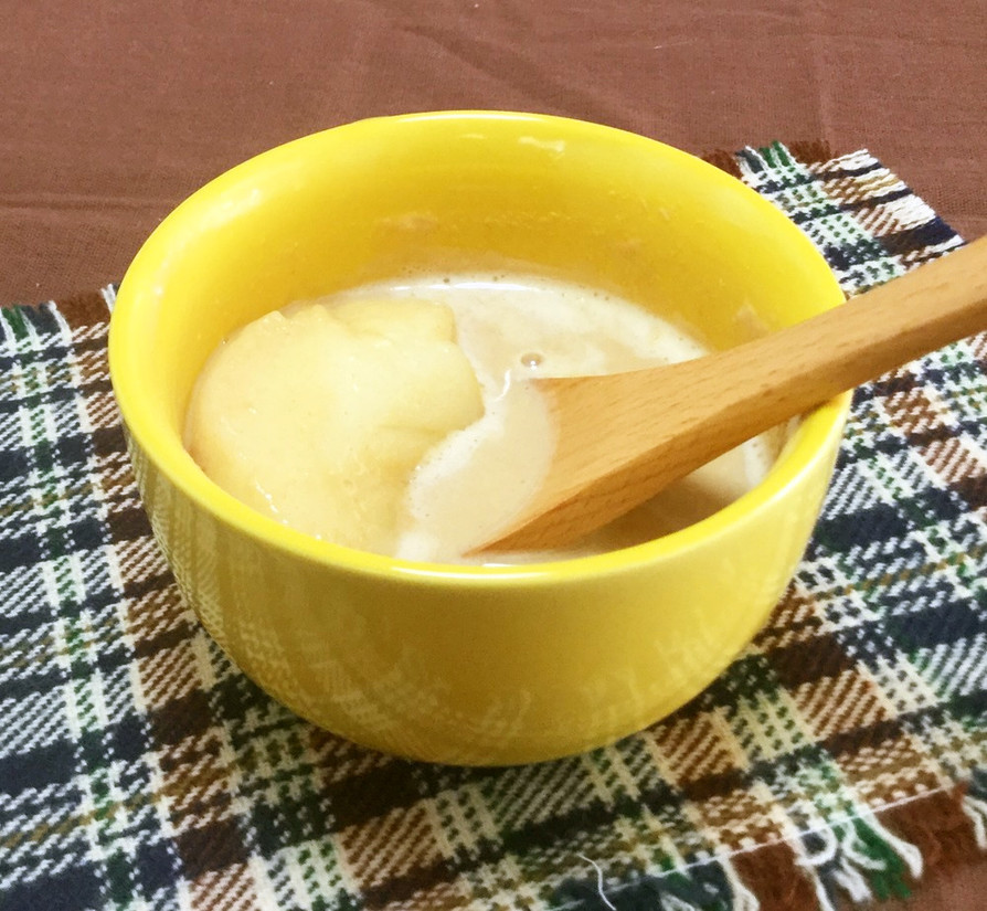 レンジで簡単☆余った餅で☆きな粉ミルク汁の画像