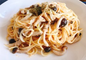 簡単☆玉ねぎヨーグルト明太子パスタ