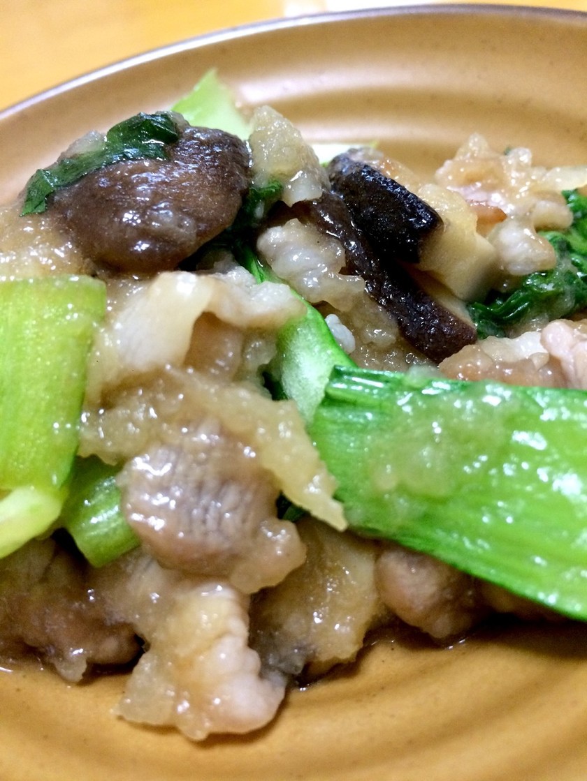 豚こま肉のさっぱりおろし炒め♪ by トロイメライ♬ 【クックパッド】 簡単おいしいみんなのレシピが350万品