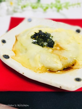 レンジで簡単!とろ〜り♡マヨチーズ餅