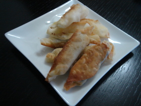 餃子の皮でチーズ揚げ♪とその仲間♪
