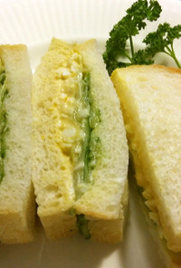 卵と胡瓜のサンドイッチ