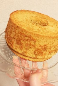米粉の柚子シフォンケーキ