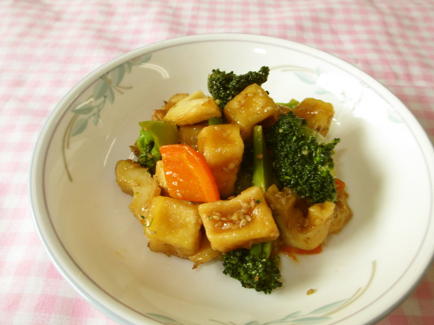 【学校給食】高野豆腐の揚げ煮の画像