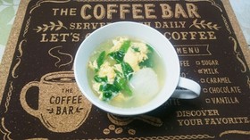 簡単美味!ダイエット!蕪と春雨の卵スープ