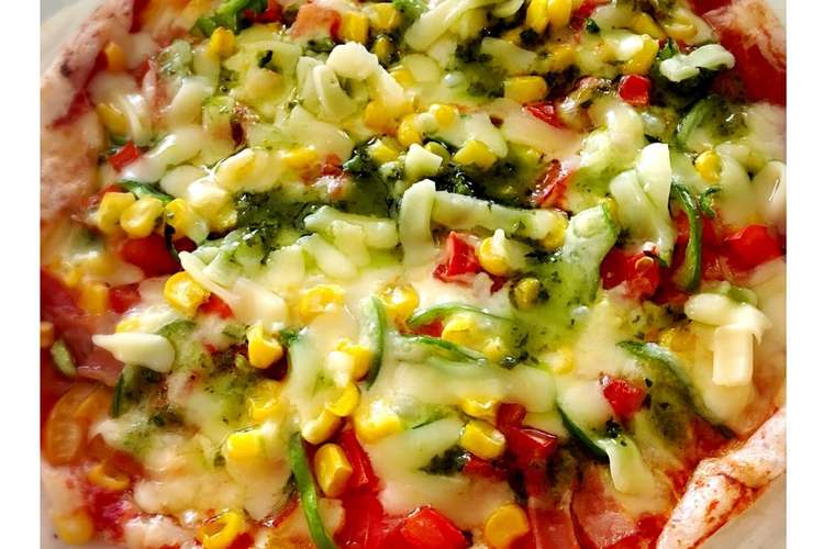 もちピザ バジルソース レシピ 作り方 By Emiぽん クックパッド 簡単おいしいみんなのレシピが351万品