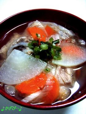 いい味出してる~♪鯖缶のお雑煮