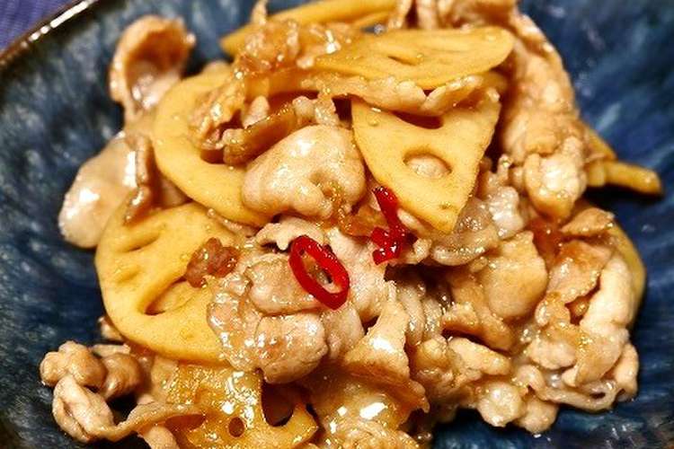 お節リメイク 酢レンコンの豚しょうが焼き レシピ 作り方 By だんどり亭 クックパッド 簡単おいしいみんなのレシピが368万品