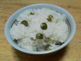 春はもうすぐ♪ 豆ごはん