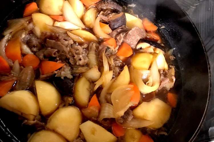 お汁多め ホクホク肉じゃが レシピ 作り方 By ミカンチュ クックパッド 簡単おいしいみんなのレシピが360万品