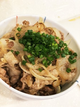 超シンプル!あっさり豚丼