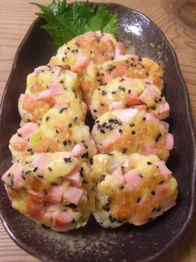 ☆ピンクのふわふわお魚バーグ☆