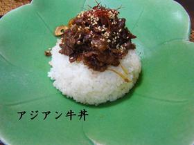 アジアン牛丼