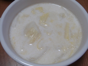 ●白菜のミルクスープ●