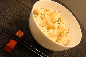 ミネラルたっぷり☆刻み昆布の炊き込みご飯