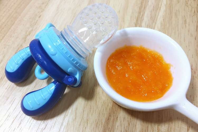 離乳食初期 時短裏ごし にんじん レシピ 作り方 By パクオ クックパッド 簡単おいしいみんなのレシピが360万品
