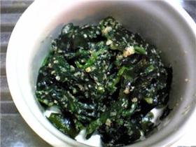 あっという間!簡単ほうれん草の胡麻和え+
