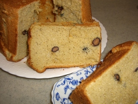 ふわふわノンオイル黒豆シフォンケーキ