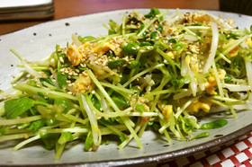 豆苗たまご春色温サラダ