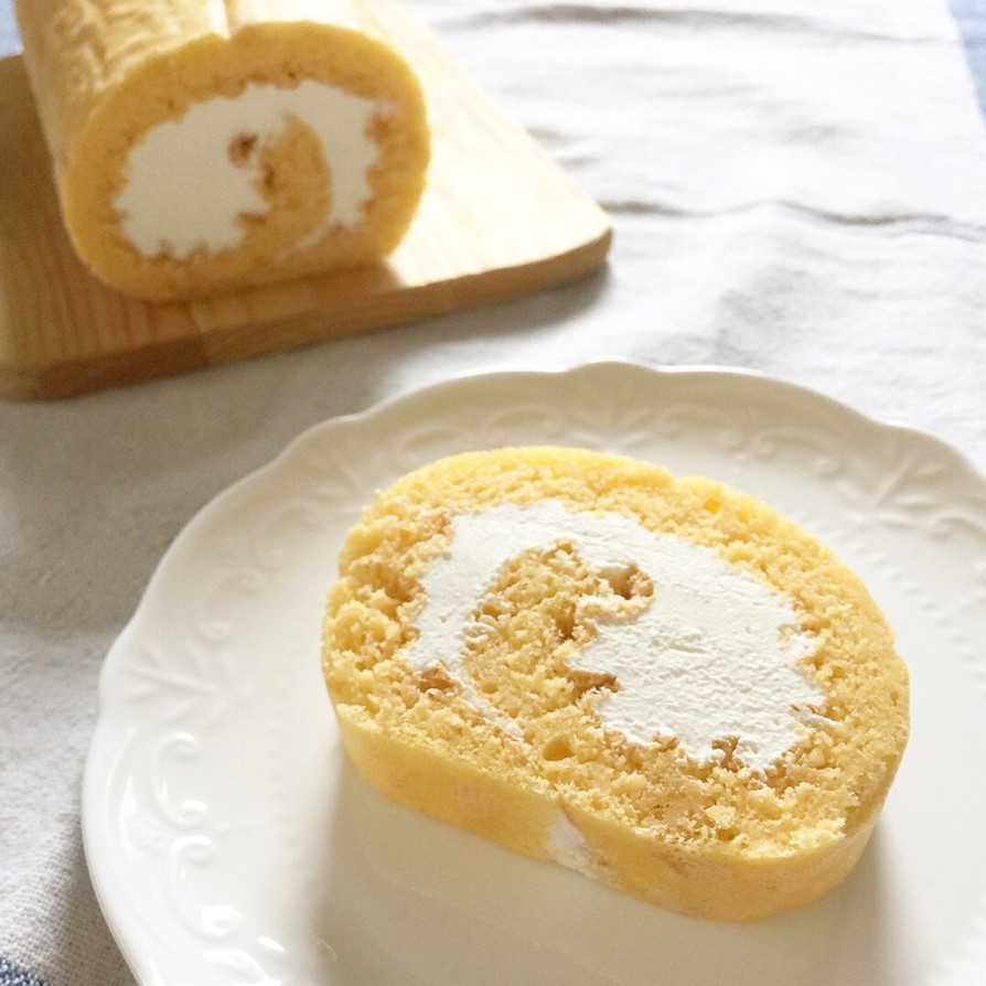 大豆粉ロールケーキの画像