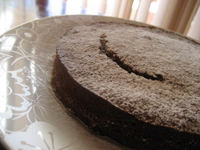 チョコとバナナのしっとりケーキ