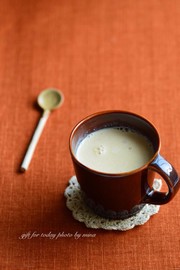 *酒粕ドリンク*酒粕ときな粉の豆乳ラテの写真