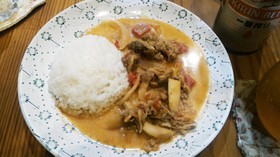 簡単♡ビーフストロガノフ