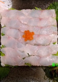 ツヤツヤ☆白身魚のデコレーション寿司♪