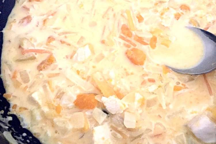 1歳の子が絶賛かぼちゃのクリームシチュー レシピ 作り方 By ごんちゃん8652 クックパッド