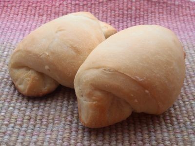 捏ねないパン★練乳バターロールの画像