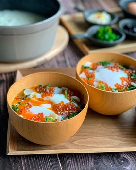 炊飯器で簡単*中華風七草粥*STAUB