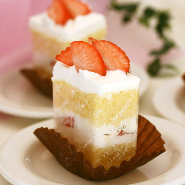 いちごのショートケーキ パウンド型使用 レシピ 作り方 By Hanami0087 クックパッド