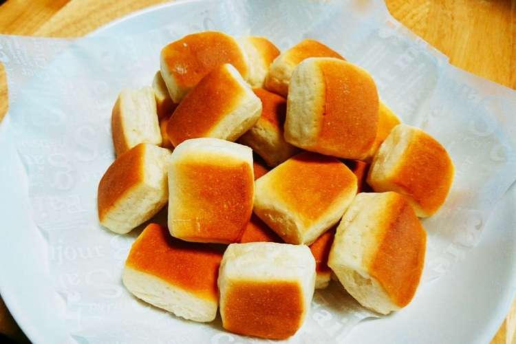 粉ミルクで 手掴み ひとくちおやつパン レシピ 作り方 By Pomponmama クックパッド 簡単おいしいみんなのレシピが352万品