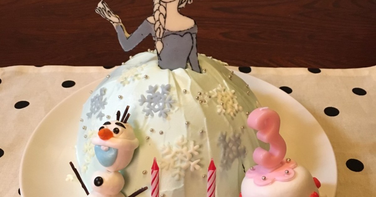 ドールケーキ エルサ レシピ 作り方 By Momomo 25 クックパッド