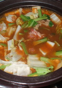 味噌キムチ鍋スープ（ストレートタイプ）