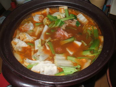 味噌キムチ鍋スープ（ストレートタイプ）の写真