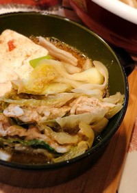 豚バラ白菜☆胡麻味噌ミルフィーユ鍋