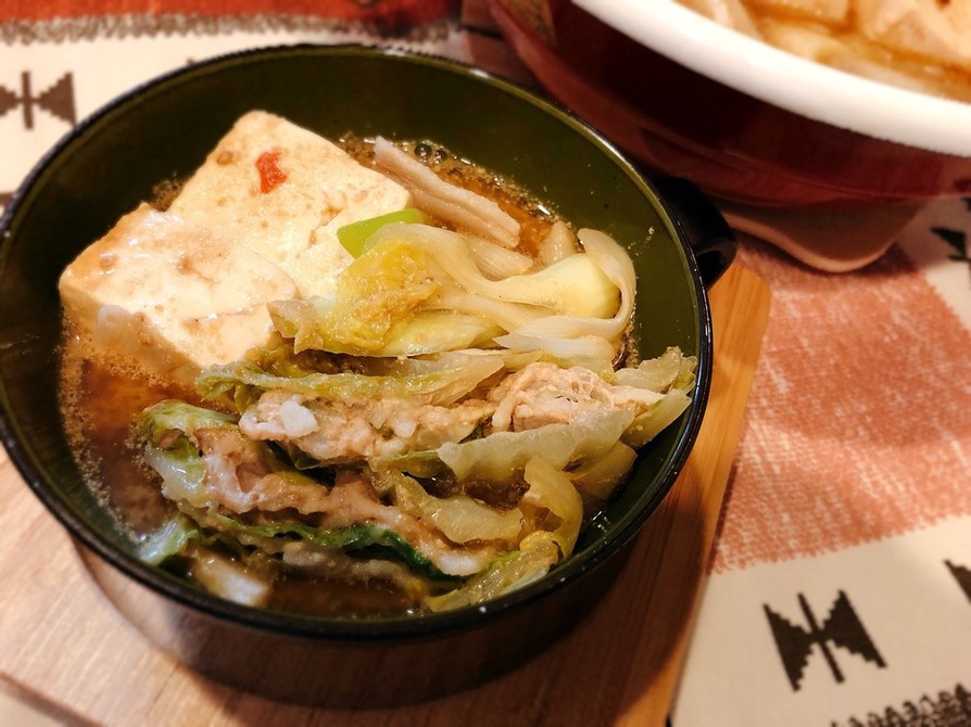 豚バラ白菜☆胡麻味噌ミルフィーユ鍋の画像