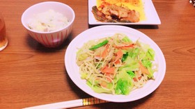 ダイエット塩焼きそば