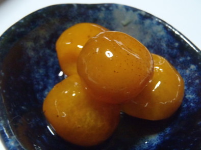 不老長寿の柑橘‥「タチバナの酢甘露煮」の写真