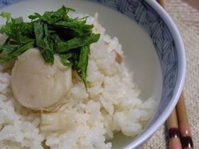 ホタテ炊き込みご飯<まぜるだけ!>