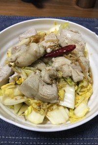蒸し鶏と白菜の中華風マリネ
