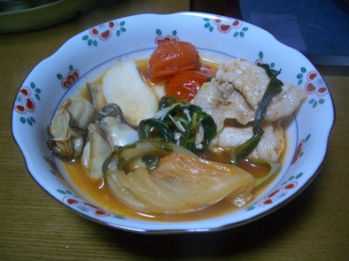 牡蠣と豚肉のイタリアン鍋の写真