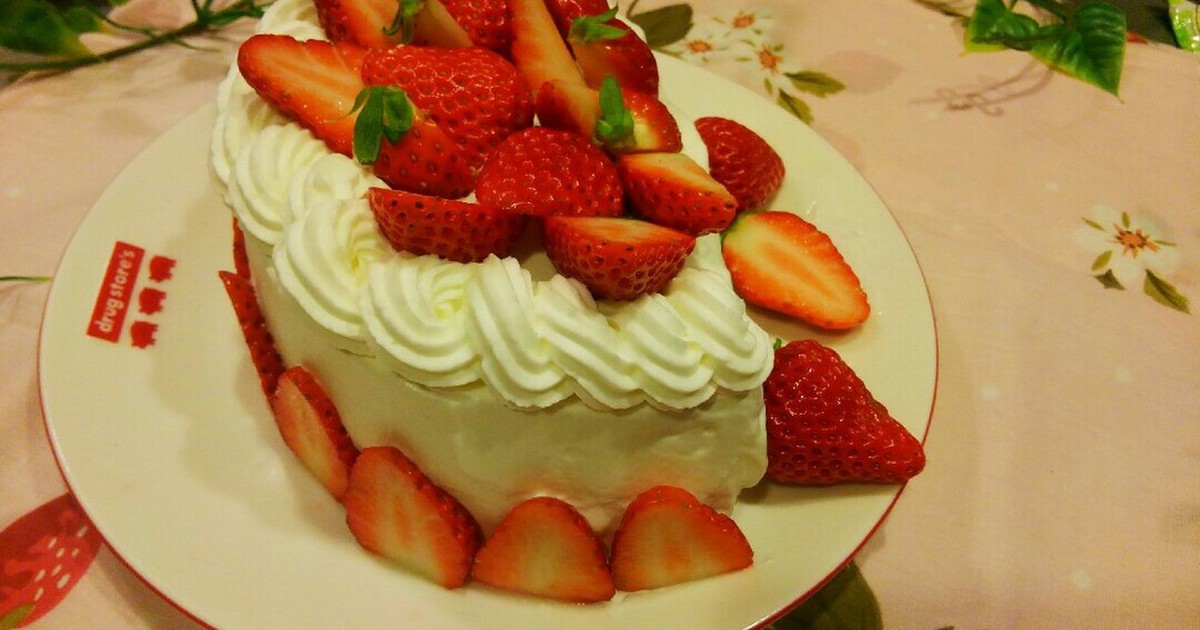 自家製イチゴのショートケーキのレシピ