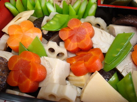 お節料理)福め煮《Ⅳ》人参・絹莢