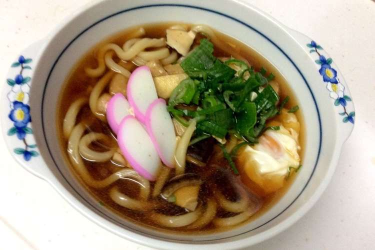 麺つゆで簡単 月見うどん レシピ 作り方 By みぽりんクックママ クックパッド