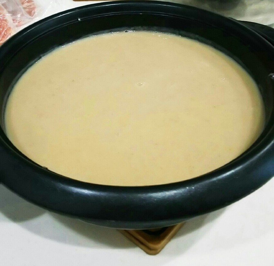圧力鍋とブレンダーで時短自家製白湯スープの画像